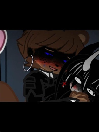 Frenni TOO freaked out- 😭 #gacha #fnaf #fivenightsinsnime #gachaclub