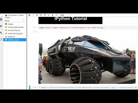 How to display images in IPython Jupyter Notebook