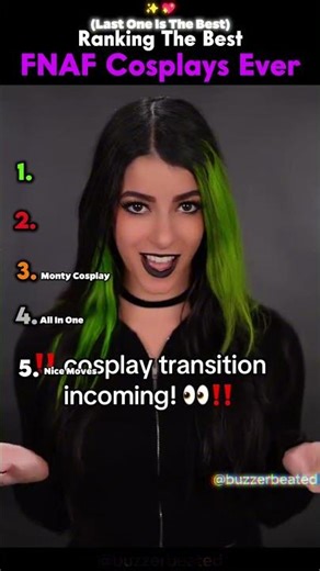 Ranking Best FNAF Cosplay(new)