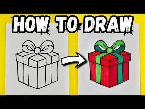 How To Draw Christmas Present