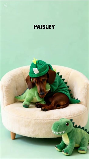 #CapCut Paisley #dinosaurs #dacshundsoftiktok #perrostiktokers