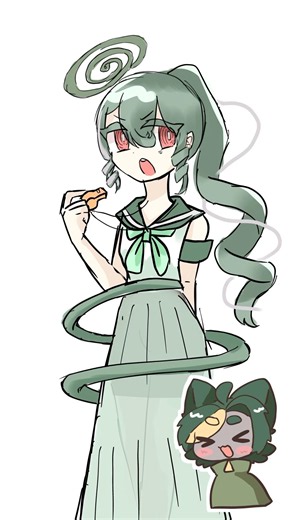 【day16】🌻蚊取り線香ちゃん🎐【#1日1キャラデザ 】
