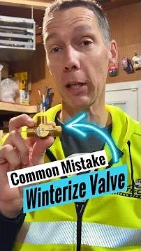 RV Water Pump Winterize Valve Placement