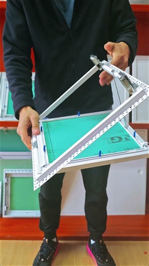 Aluminium access panel with perforated frame for ceiling install #accesspanel