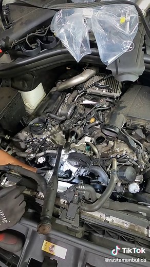 Water Pump Replacement on Mercedes GL450: Turbo Coolant Lines and Thermostat Assembly