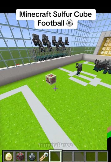Minecraft Sulfur Cube Soccer: Sulfur Cube Football Build Guide