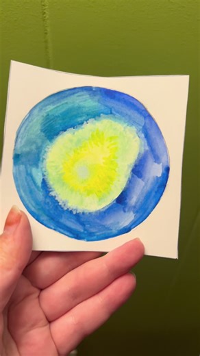 Water color Petri dishes are available on my Etsy shop #watercolor #painting #etsy #art #petridish