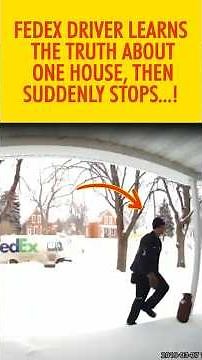 FedEx Driver Learns the Truth About One House—Then Suddenly Stops! #shorts #lifestory