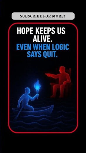 Why Hope Beats Logic Every Time (The Psychology That Keeps Humans Alive)