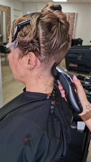 Stylish Nape Undercut Transformation for @thediaryof_d