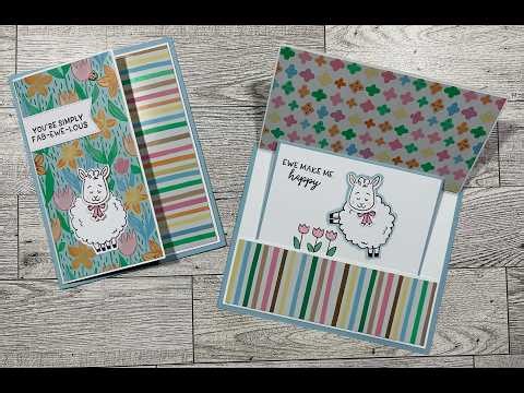 Woolly Friends Easter Slider Card Plus a Show & Tell