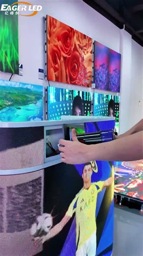 Come quickly to repair this front desk LED screen!#ledscreen #ledvideowall #ledboard #eagerled