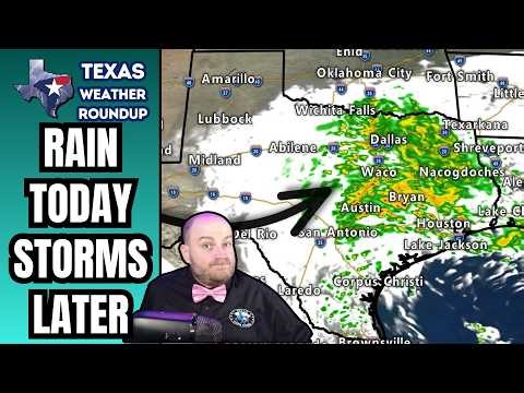 Texas Severe Weather Pattern Returns: Rain Today, Then Storm Chances Build Into the Weekend