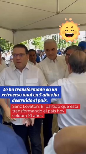 Uno no quiere atacar a @SanzLovaton pero él no coopera 🤣 de que transformación estará hablando 🤦‍♀️Será de los apagones O del alza de la canasta básica , Será del deterioro de las obras públicas , O será de la criminalidad que nos mantiene encerrados,O será del la gran estafa de los bonos navideños, años tras año,O será de los escándalos de corrupción de varios funcionarios 🫣La única transformación de este gobierno ha sido un retroceso total, el país retrocedió 20 años en cinco de desgobierno