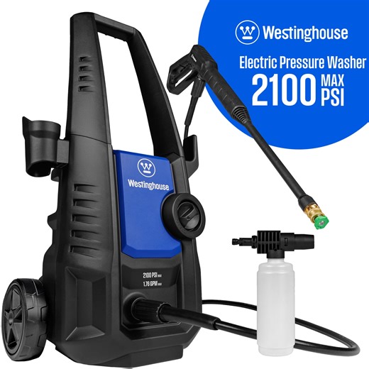 Restored Westinghouse 2300 Max PSI Electric Pressure Washer, 1.76-GPM, Soap Tank, 5 Nozzles (Refurbished)