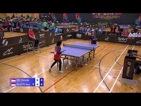 SEA Youth Table Tennis Championships - Day 1 Table 2