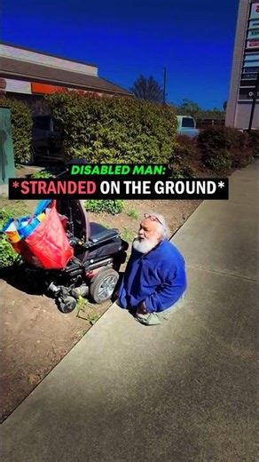 He fell from his chair but no one came to help until... 🥹