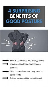 4 Surprising Benefits of Good Posture 🌟