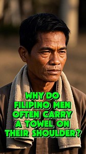Why Do Filipino Men Often Carry a Towel on Their Shoulder? #FilipinoCulture #PinoyTradition #HardWork #Resilience #TowelOnShoulder #EverydayLife #PinoyPride #StreetVendors #JeepneyDrivers #FilipinoValues #WorkWithHeart #Resourceful #Philippines #DailyHustle #SunProtection #fbreelsfypシ゚viral @followers @topfans @highlights | SagaSphere