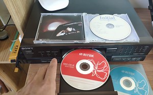 【索尼CD机】播放CD光盘~音乐🎶