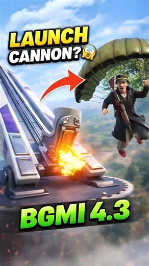 BGMI 4.3 Launch Cannon 😱