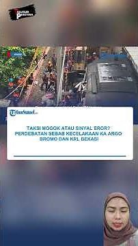 Taxi Stall or Error Signal? The Debate Over the Cause of the Argo Bromo and Bekasi Commuter Line ...