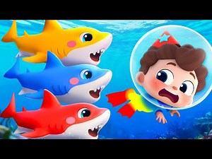 Learn Colors with Baby Sharks | Colors Song | Nursery Rhyme & Kids Songs | BabyBus