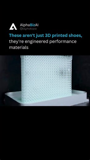 Artificial Intelligence I Business I Technology on Instagram: "These aren’t just 3D printed parts, they’re ENGINEERED PERFORMANCE MATERIALS. Polyolymer in China is printing hollow lattice structures using photopolymerization: shock-absorbing, heat-dissipating, ultra-lightweight artificial muscles for robots and orthotics. Each design is pre-programmed for exact elasticity, strength, and mechanical specs. The honeycomb interior? That’s intentional - air pockets reduce weight while maintaining str