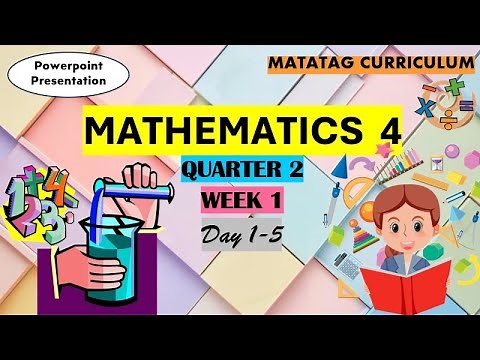 Mathematics 4 Matatag Curriculum Quarter 2 Week 1 Day 1-5