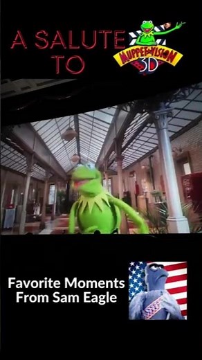 Epic Muppet Vision 3D Moments with Sam Eagle! 🦅 #MuppetVision3D #SamEagle #DisneyMagic