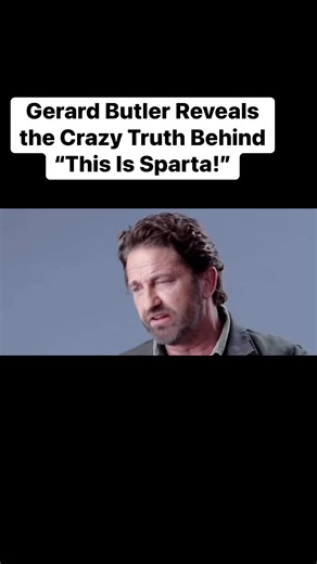 Gerard Butler almost didn’t deliver the most iconic line in movie history — “THIS IS SPARTA!” from 300! 🤯 Find out how it happened on the very last take and why it became a legendary cinema moment. #ThisIsSparta #GerardButler #300Movie #MovieFacts #BehindTheScenes | Entertainment Stories