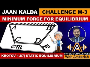 ROTATION | IPHO | JAAN KALDA| MECHANICS PROBLEM 3| STATICS
