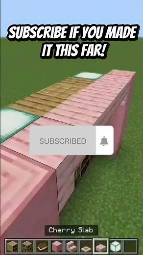 Cherry Bookshelf Tutorial Minecraft 1.20!