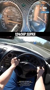 1240HP SUPRA on the UNLIMITED AUTOBAHN! | AutoTopNL