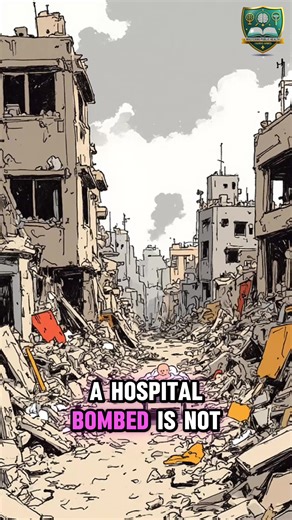 When a hospital is bombed, we lose more than just a building 🏥💔 The reality of conflict medicine. #publichealth #globalhealth #who #conflictzone #mphstudent #medstudent #humanitarianaid #healthcare