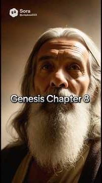 Book of Genesis Chapter 8 God remembers Noah #bible #noah #genesis #fyp