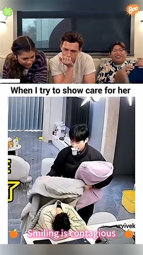 Tom Holland react try to laugh#tomholland #funny #reaction