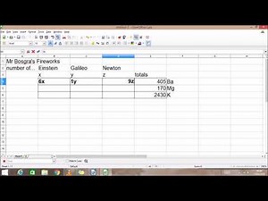3.15 - Setting up equations from worded problems Mr Bosgras fireworks