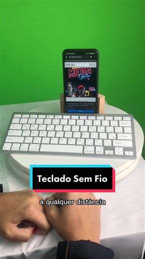 Teclado Bluetooth Sem Fio - Instalação Fácil e Prática