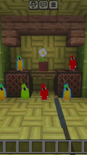 Out of Nowhere… Parrots Started Dancing 🦜 #Minecraft #Parrot #Dance #Mining