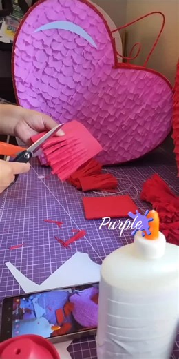 Crepe en colores diferentes #crepe #piñatas