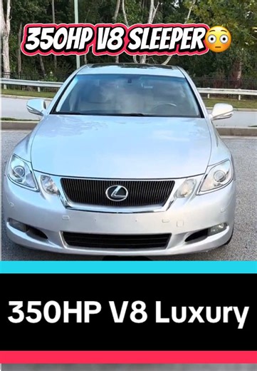 🚨 Underrated Sleeper Alert: Lexus GS460 (2008–2011) 🚨 Don’t let the calm, luxury Lexus exterior fool you — under the hood sits a 342 hp 4.6L V8 with 339 lb-ft of torque, all powering the rear wheels. This isn’t your typical quiet sedan — it launches like a sport sedan while looking like a corporate cruiser. Why it’s a sleeper: \t•\tRWD only: Balanced, confident handling with a double-wishbone front / multi-link rear suspension. \t•\tInterior luxury: Quiet, leather-wrapped, Mark Levinson audio 
