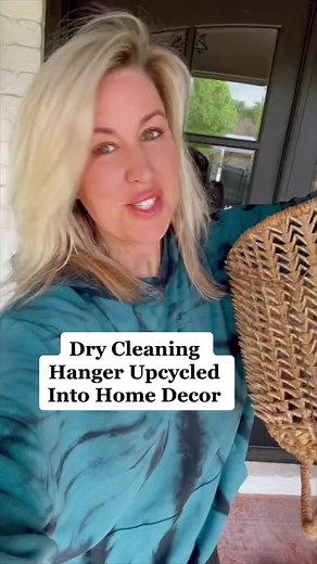 Upcycle Dry Cleaning Hanger into Stylish Home Decor