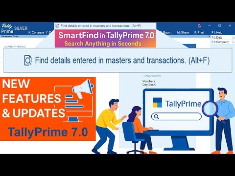 Advance Search Options | TallyPrime 7.0 New Features & Updates
