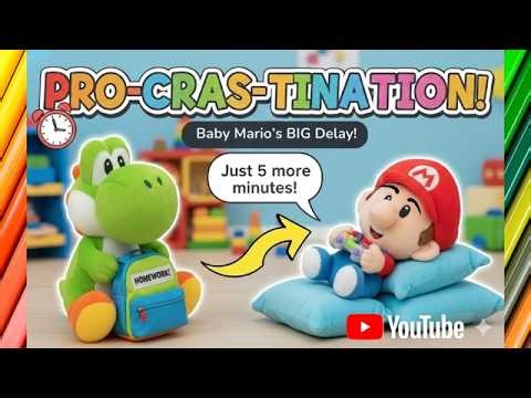 Baby Mario procrastinates! "The Yoshi Family" S1 Ep2