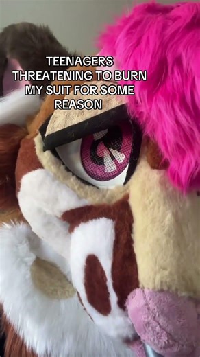 Those kids are ruthless #furry #furryfandom #funny #fursuit