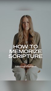 In this video, Adrienne Mathews reminds us that memorizing Scripture isn’t about technique alone—it’s about treasuring God’s Word and letting it shape our daily walk. Watch:https://youtu.be/P9I1eDI0htk | For The Gospel