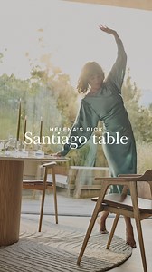 In Denmark, the dining table is where life’s most meaningful moments unfold. From intimate dinners to lively get-togethers, the Santiago dining table blends design and function to make every gathering unforgettable. Our Global Artistic Director, Helena Christensen, shows us how it’s done. Who’s on your guest list? Shop now. | BoConcept