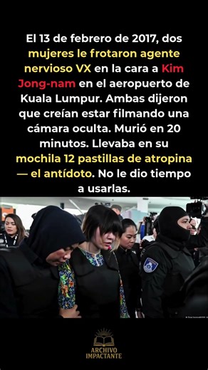 Lo mataron con gas nervioso mientras creían estar en una cámara oculta ☠️ #CoreadelNorte