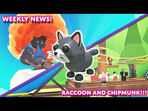 🦝 RACOON AND CHIPMUNK?? 🙀 and a strange countdown? 🤔 Weekly News! 📰 Adopt Me on Roblox!